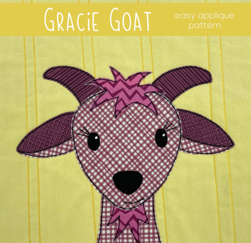 Gracie Goat Downloadable Pattern by Shiny Happy World