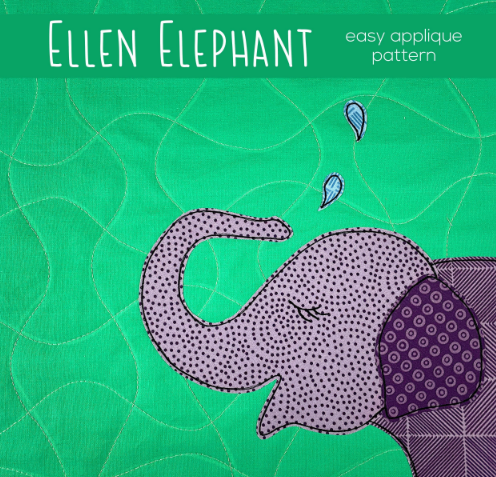 Ellen Elephant Downloadable Pattern by Shiny Happy World