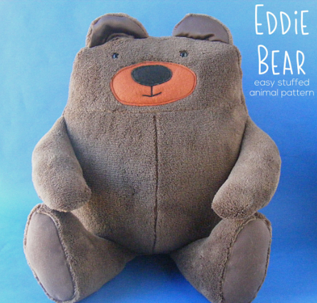 Eddie Bear Downloadable Pattern by Shiny Happy World