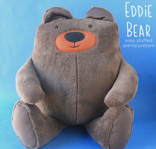 Eddie Bear Downloadable Pattern by Shiny Happy World