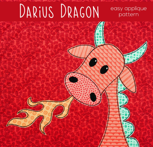 Darius Dragon Downloadable Pattern by Shiny Happy World