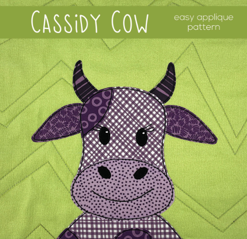 Cassidy Cow Downloadable Pattern by Shiny Happy World