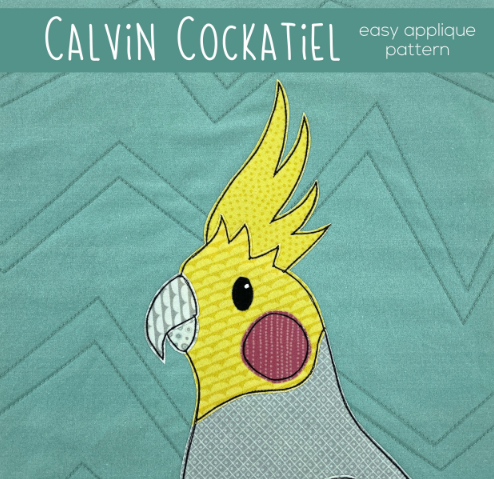 Calvin Cockatiel Downloadable Pattern by Shiny Happy World