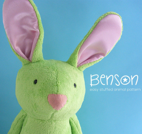 Benson Bunny Downloadable Pattern by Shiny Happy World