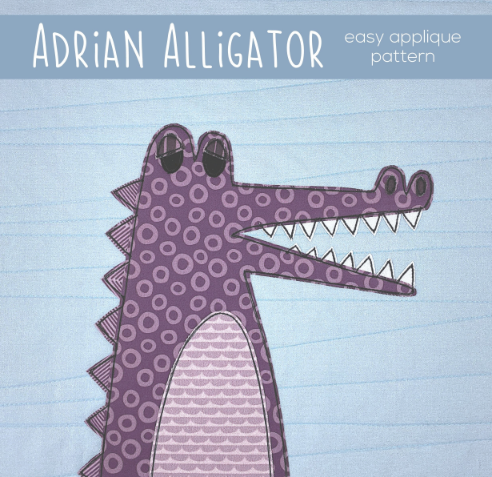 Adrian Alligator Downloadable Pattern by Shiny Happy World