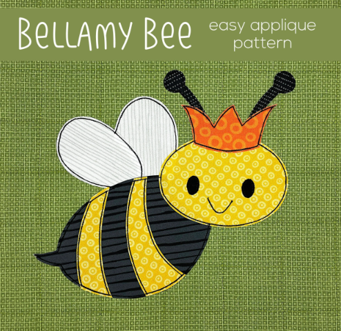 Bellamy Bee Downloadable Pattern by Shiny Happy World