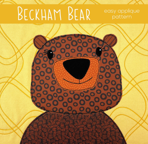 Beckham Bear Downloadable Pattern by Shiny Happy World