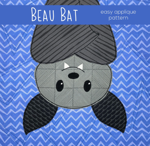 Beau Bat Downloadable Pattern by Shiny Happy World
