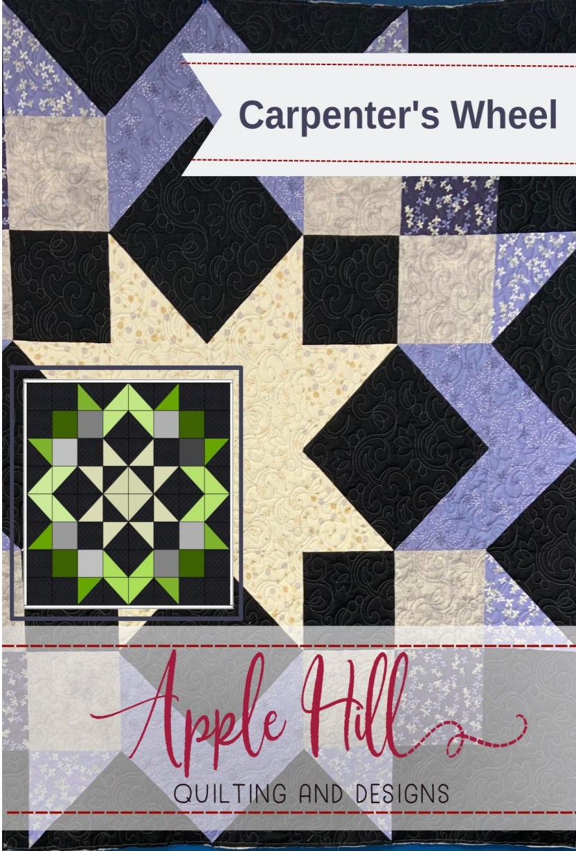 Carpenter’s Wheel Downloadable Pattern by Apple Hill