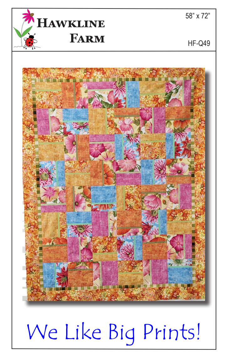Big Prints Downloadable Pattern by Hawkline Farm Mary McRae