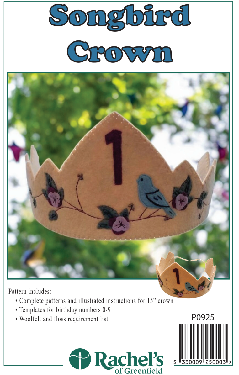 Songbird Crown Downloadable Pattern by Rachels of Greenfield