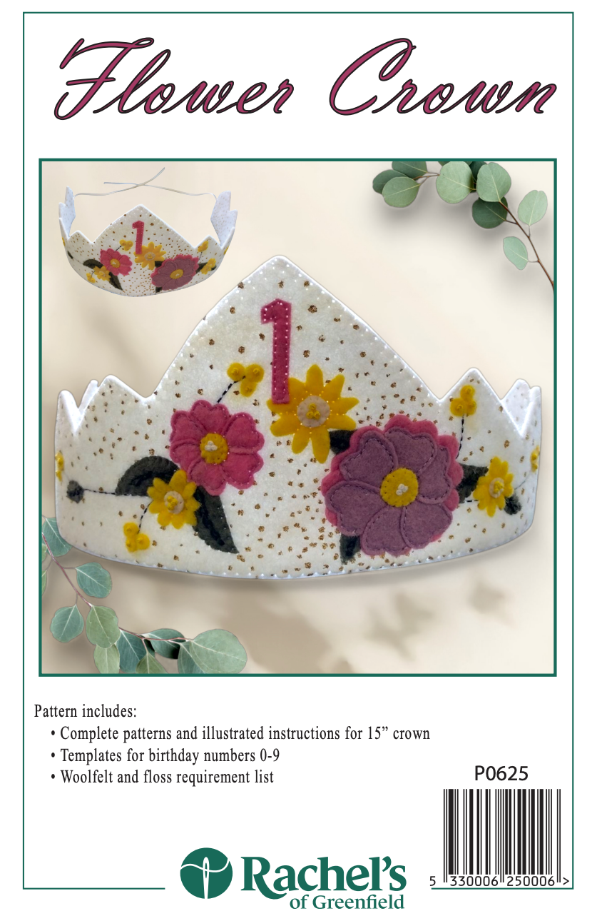Flower Crown Downloadable Pattern by Rachels of Greenfield