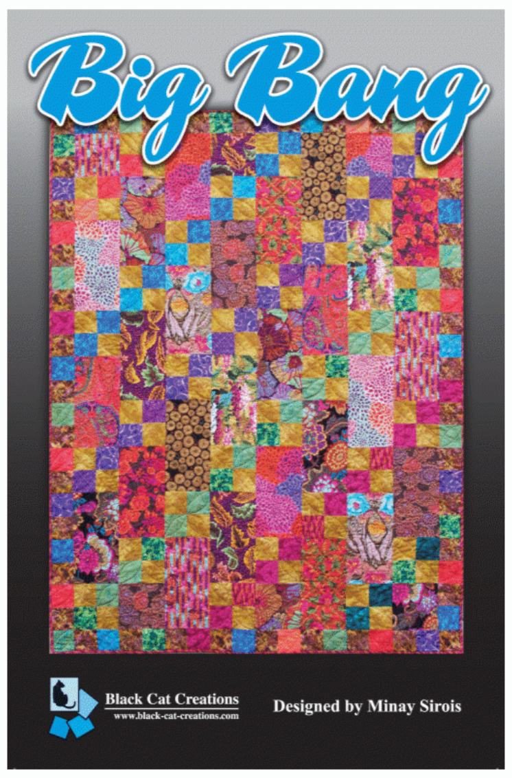 Big Bang Quilt Pattern by Black Cat Creations