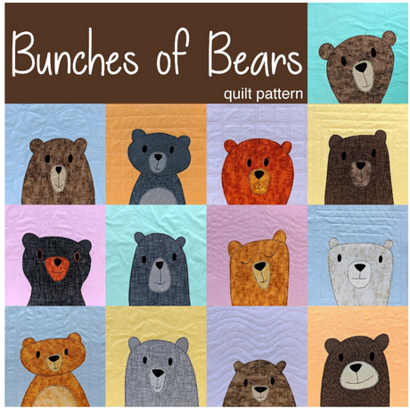 Bunches of Bears Downloadable Pattern by Shiny Happy World