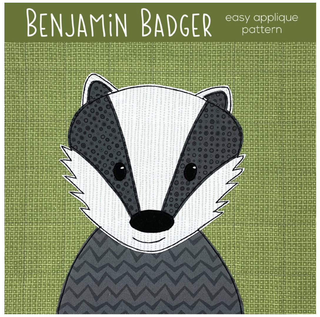 Benjamin Badger Downloadable Pattern by Shiny Happy World