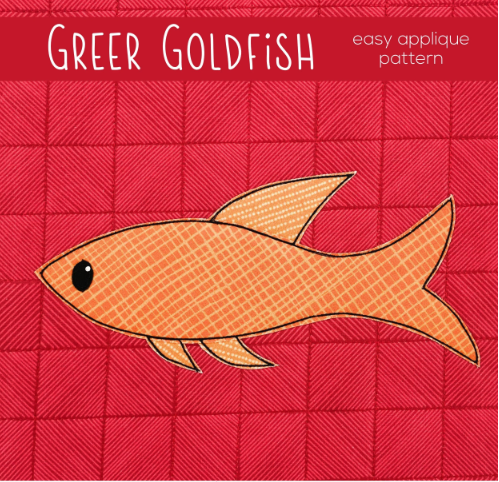 Xavier The X-Ray Tetra - Greer Goldfish Downloadable Pattern by Shiny Happy World