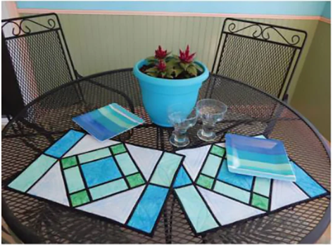 Stained Glass Placemats Pattern