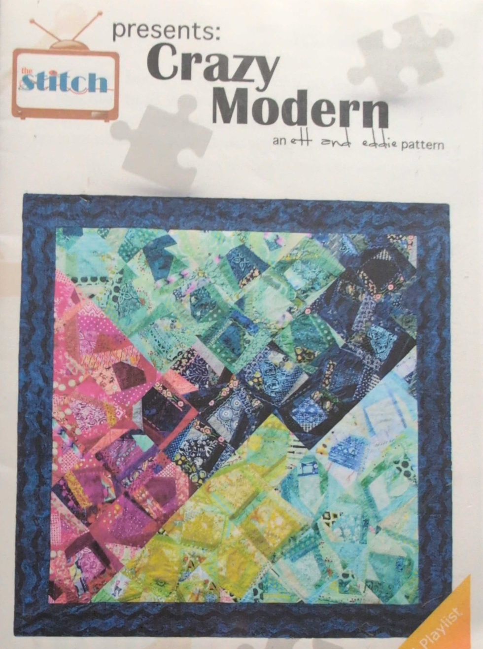 Crazy Modern Quilt Pattern