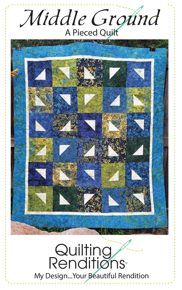 Middle Ground Downloadable Pattern by Quilting Renditions