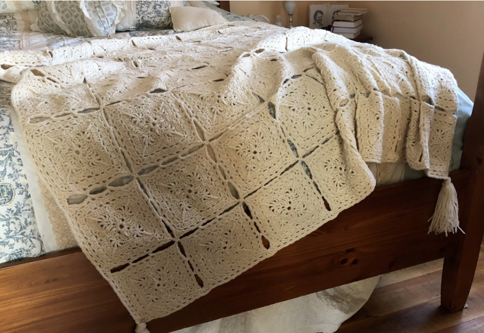 Double Diamond Throw Downloadable Pattern by Kristen Clay