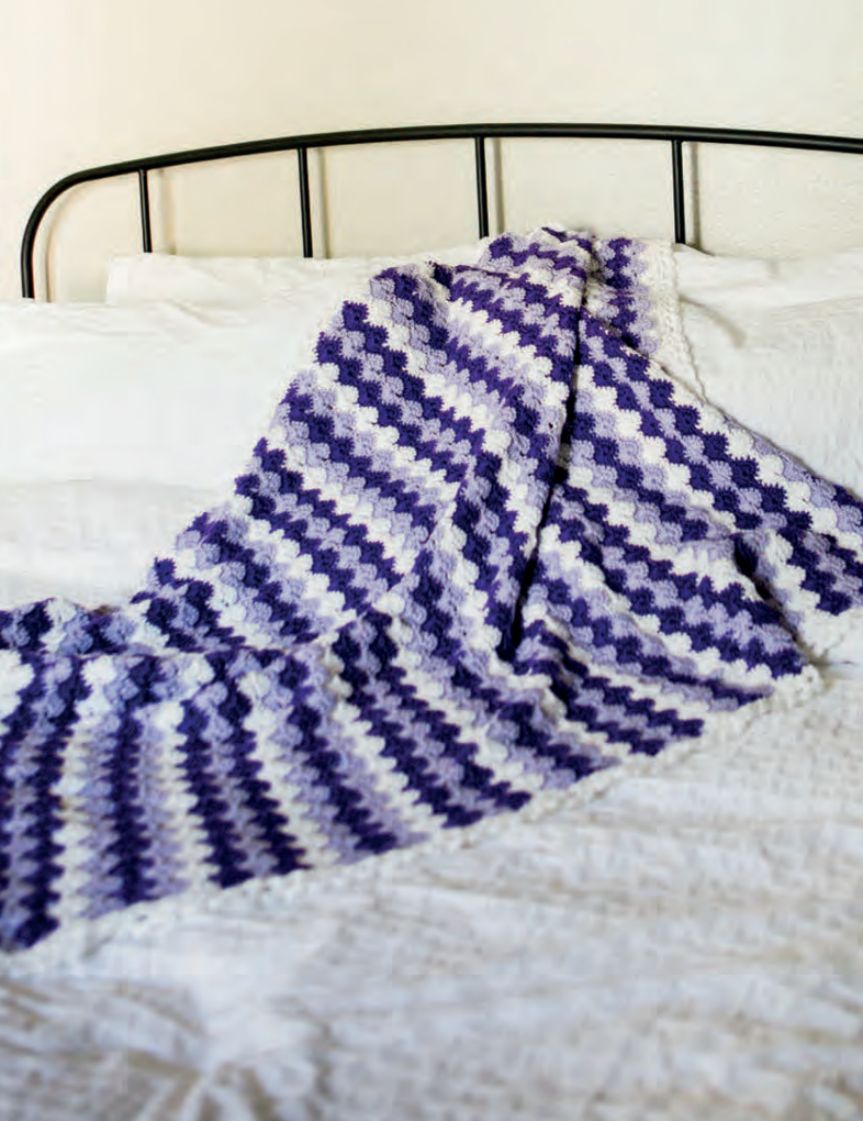 Daisy Chain Afghan Downloadable Pattern by Kristen Clay