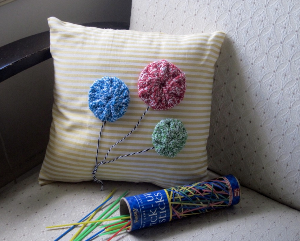 Whimsy Balloon Pillow Appliques Downloadable Pattern by Kristen Clay