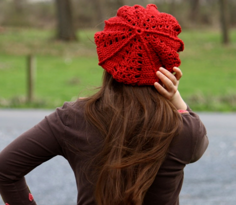 Stars & Wedges Tam Downloadable Pattern by Kristen Clay