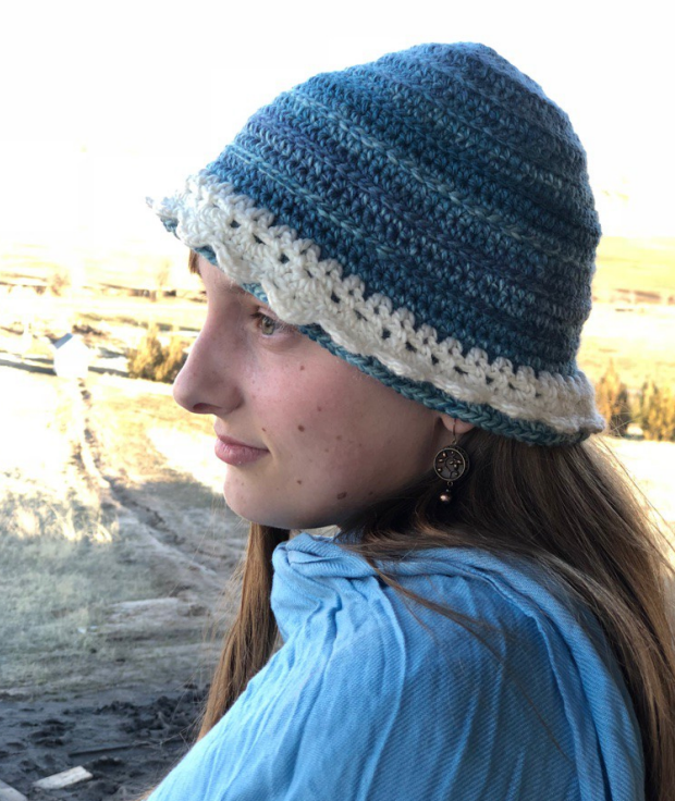 Spiral Cloche Downloadable Pattern by Kristen Clay