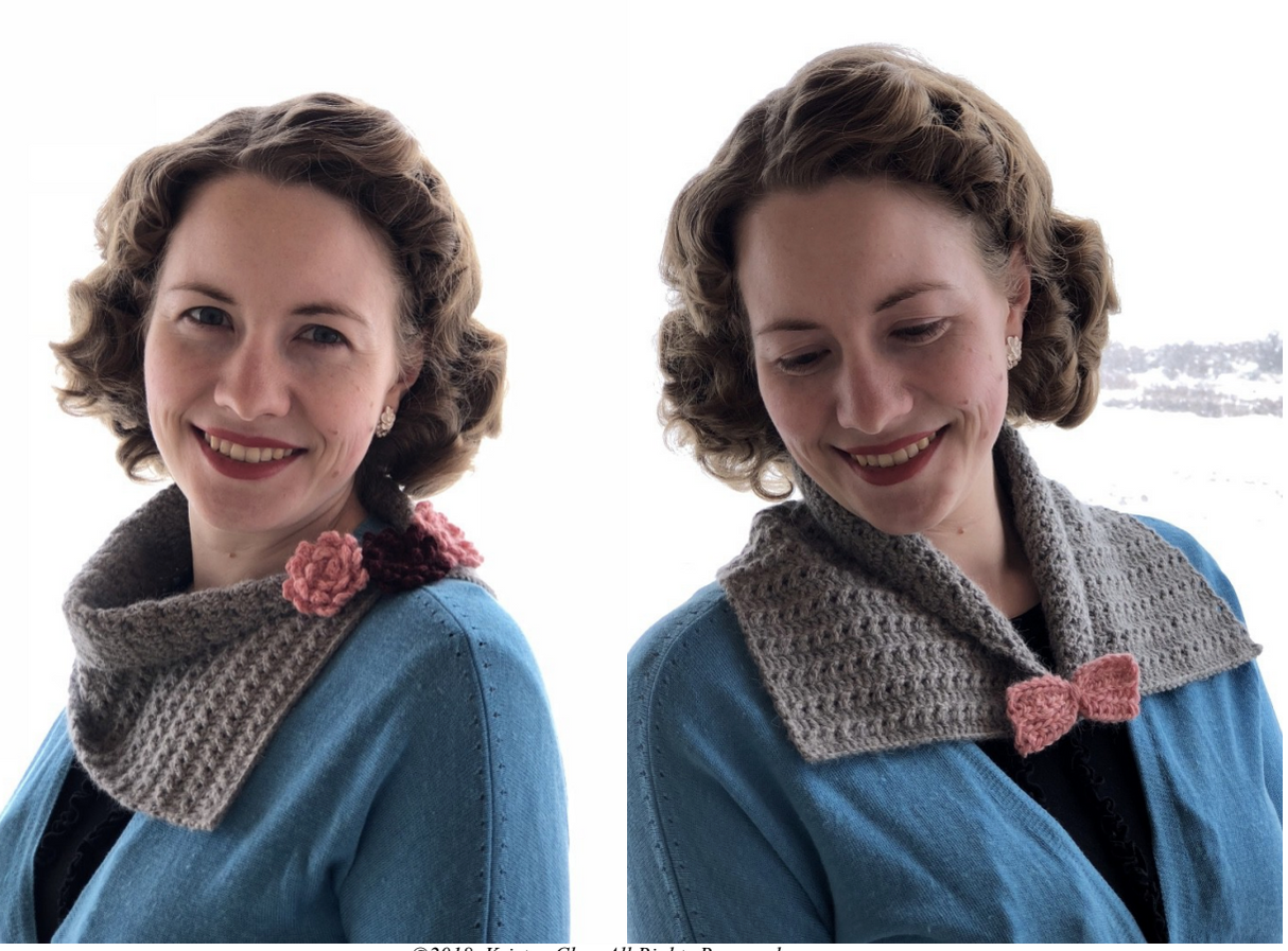 Pin-up Neckwarmer Downloadable Pattern by Kristen Clay