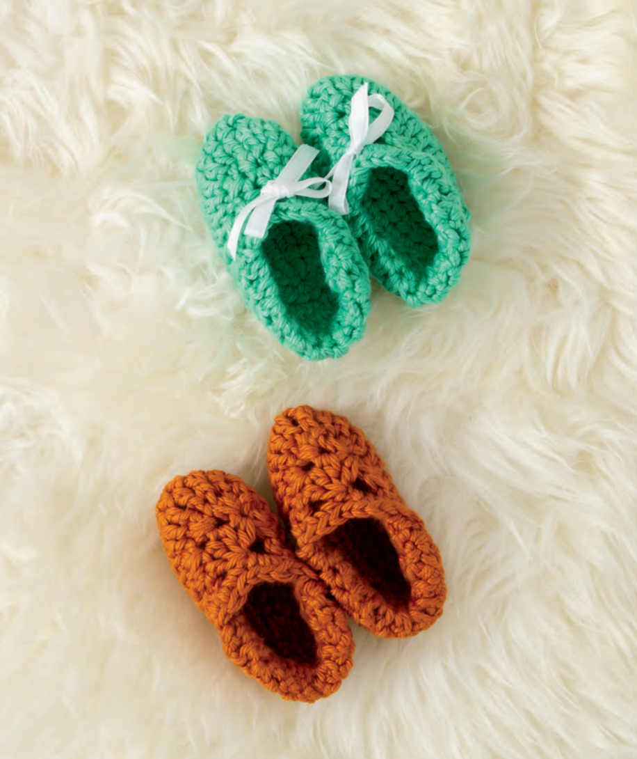 Marigold Baby Booties Downloadable Pattern by Kristen Clay