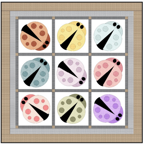 Love Bugs Quilt Pattern by FatCat Patterns