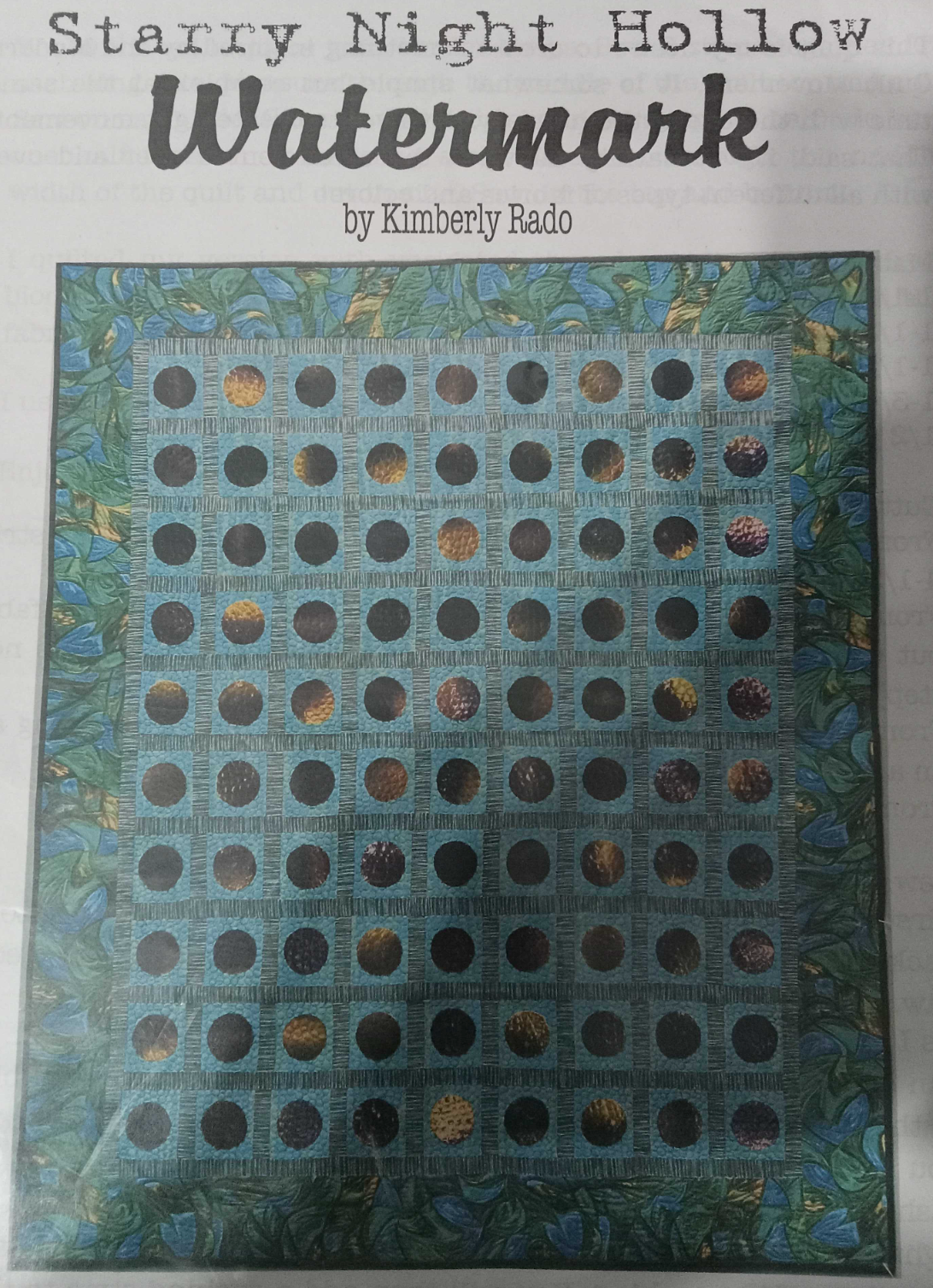 Watermark Quilt Pattern