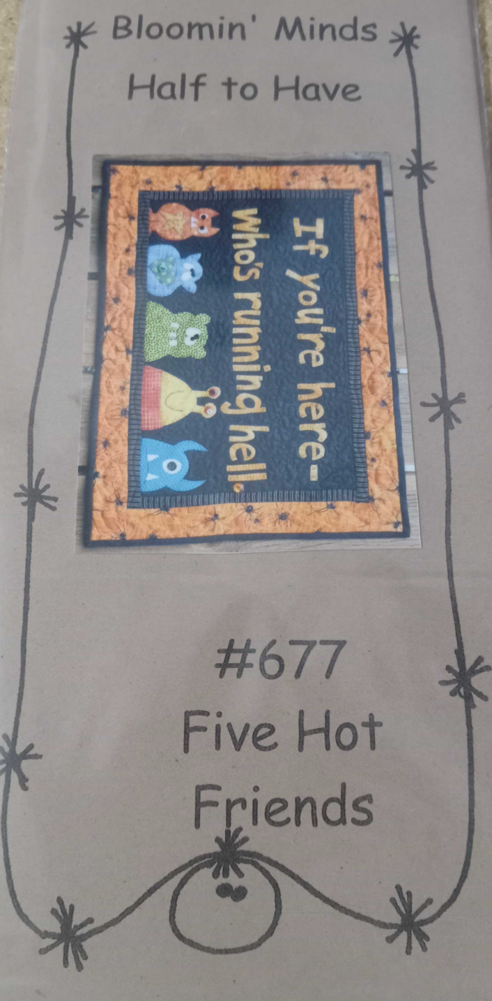 Five Hot Friends Quilt Pattern by Bloomin Minds