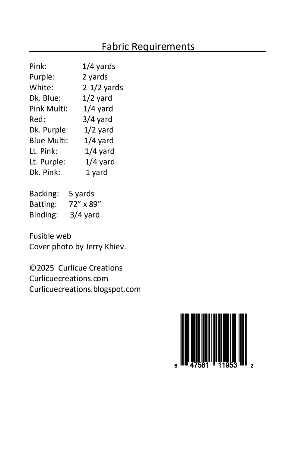 Back of the Balcony Bouquet Downloadable Pattern by Curlicue Creations