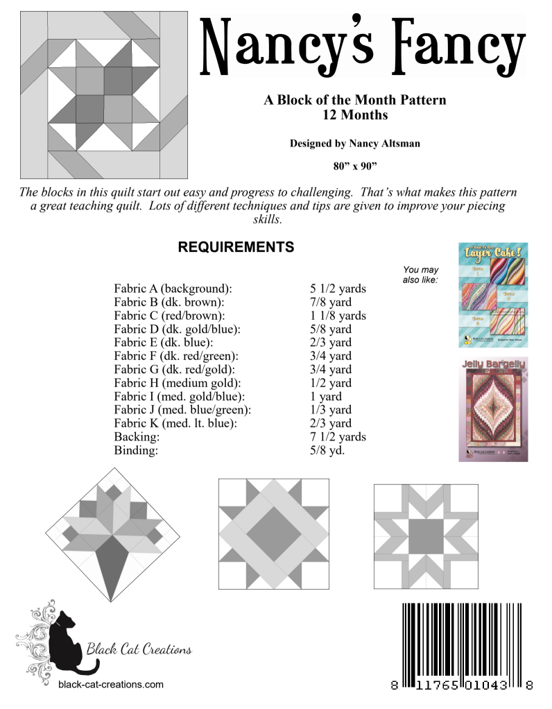 Nancy's Fancy Downloadable Pattern