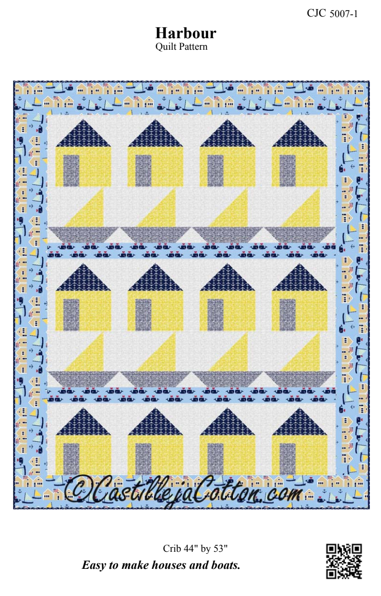 Harbor Downloadable Pattern by Castilleja Cotton