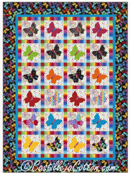 Butterfly Garden Downloadable Pattern by Castilleja Cotton