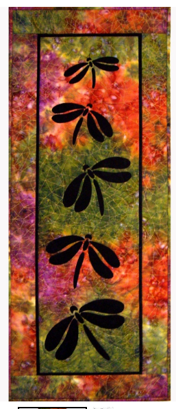 Silhouette Dragonflies Downloadable Pattern By Castilleja Cotton