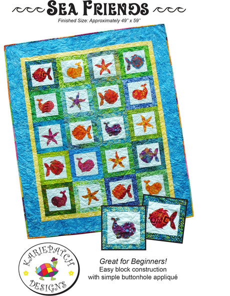 Sea Friends Pattern by Karie Patch Designs