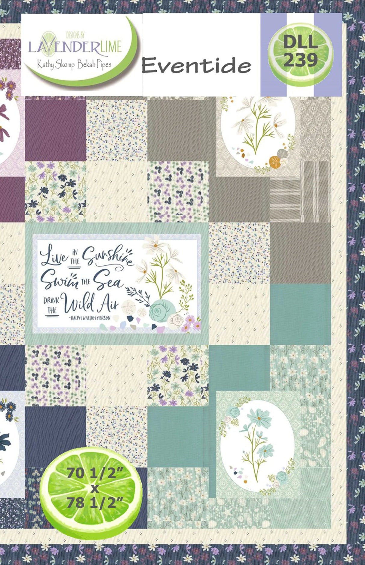 Eventide Downloadable Pattern by Lavender Lime Quilting