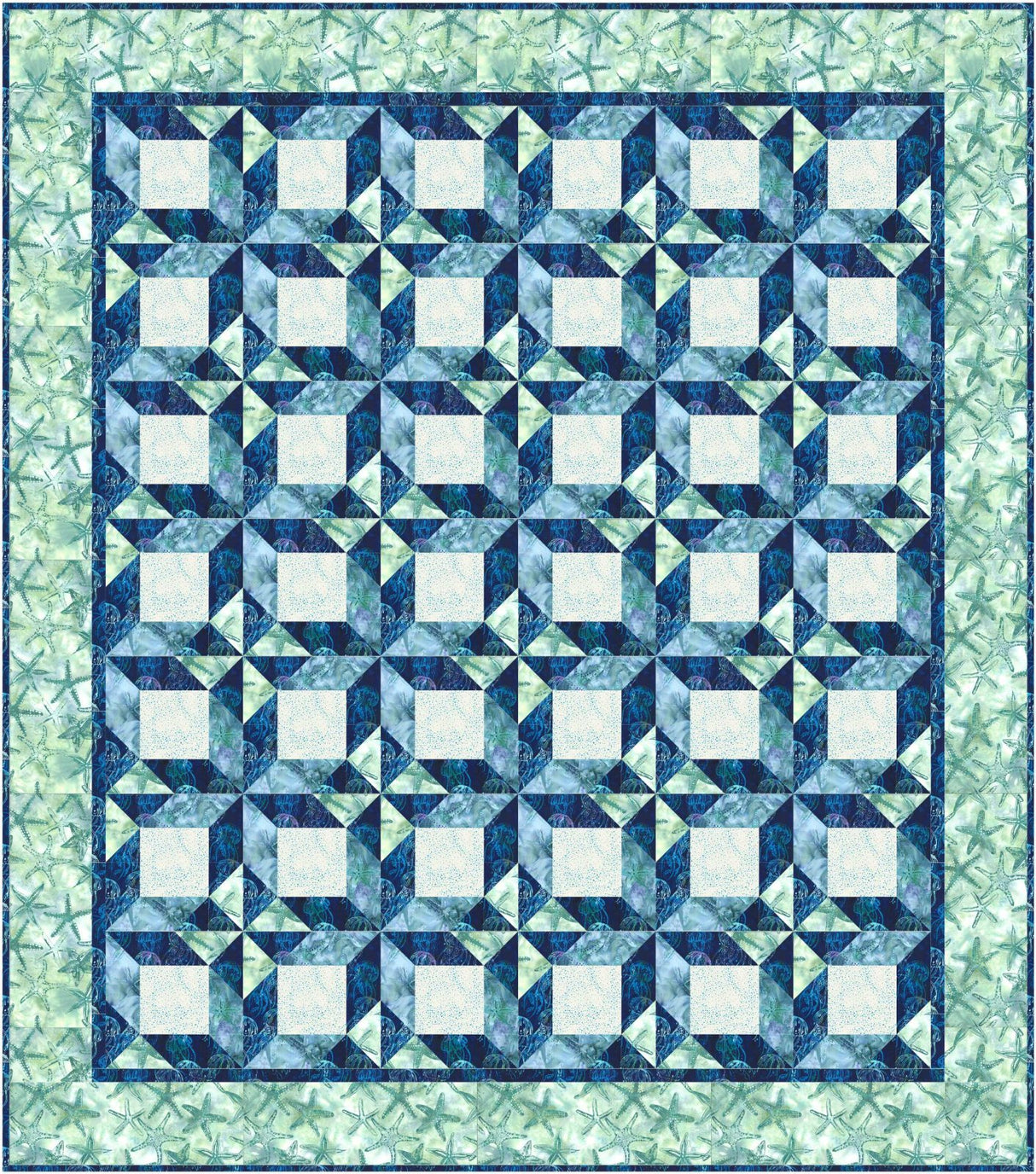 Seagrass Stars Downloadable Pattern by Needle In A Hayes Stack