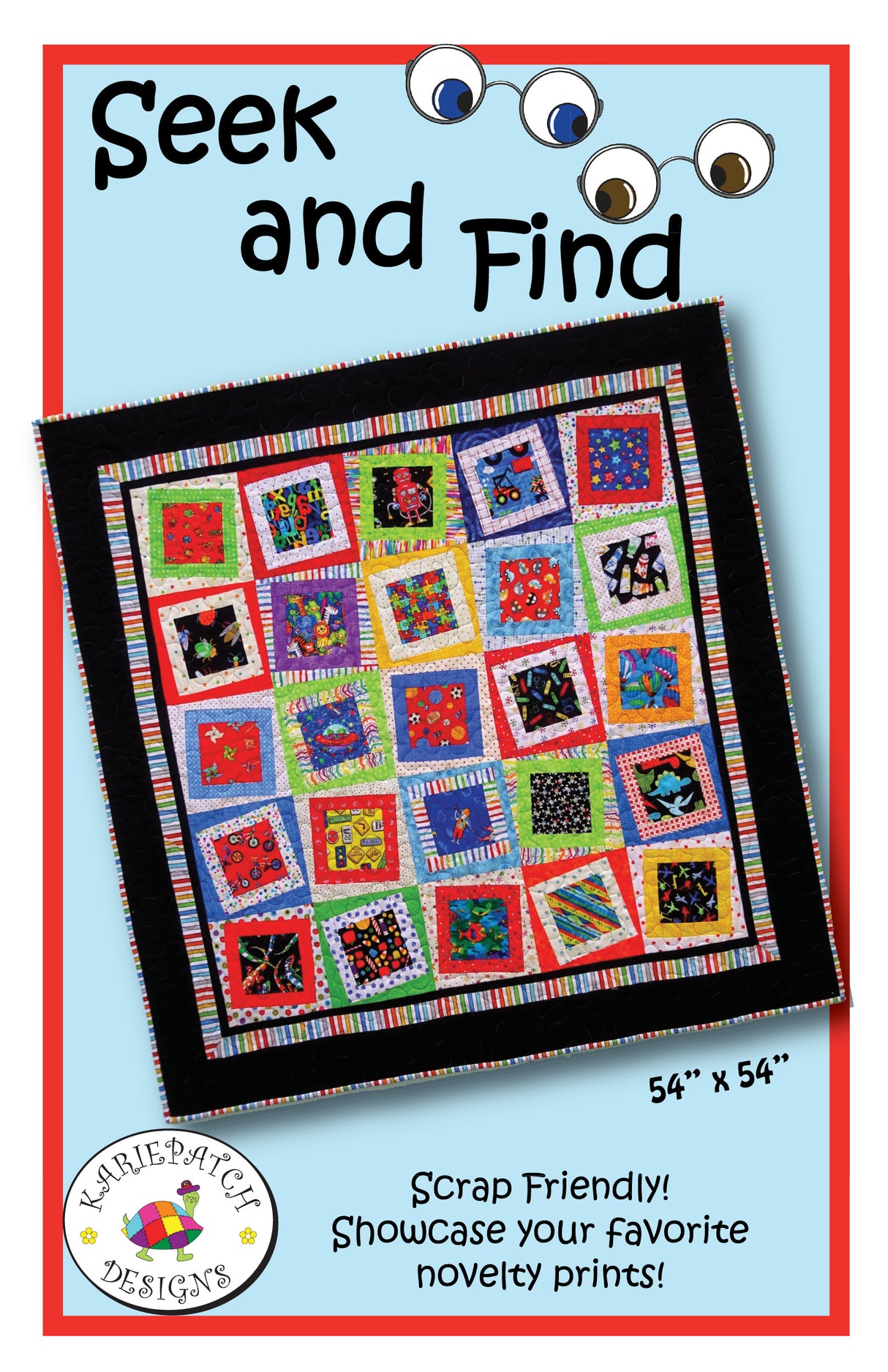Seek and Find Downloadable Pattern by Karie Patch Designs