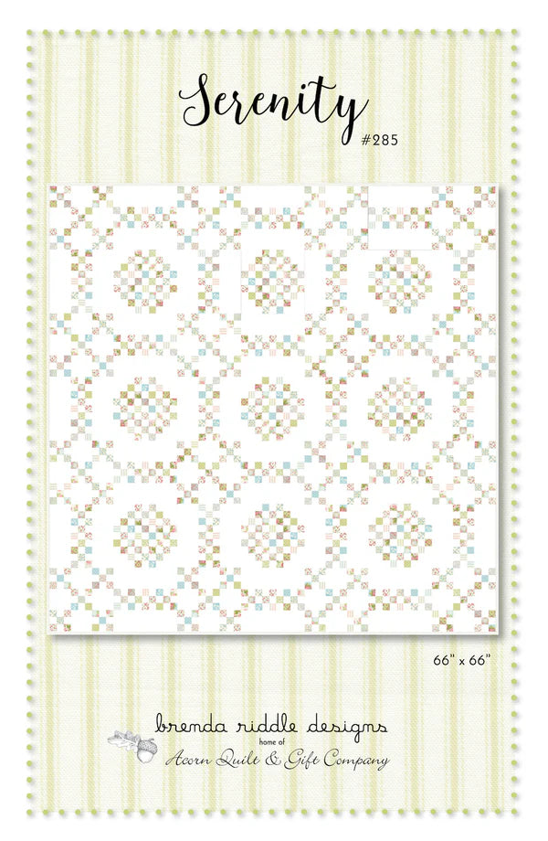 Serenity Quilt Pattern by Brenda Riddle Designs