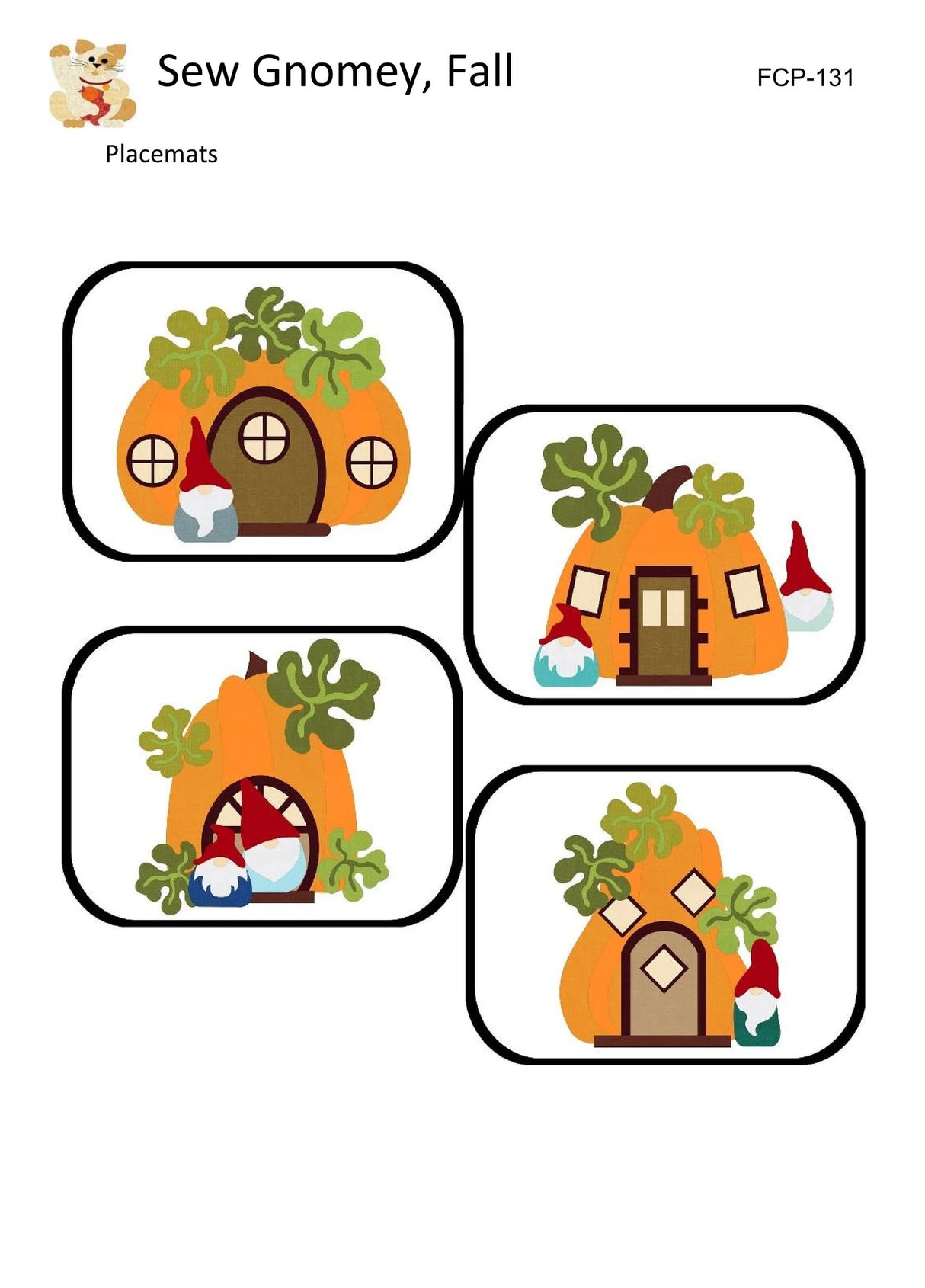 Sew Gnomey, Fall Downloadable Pattern