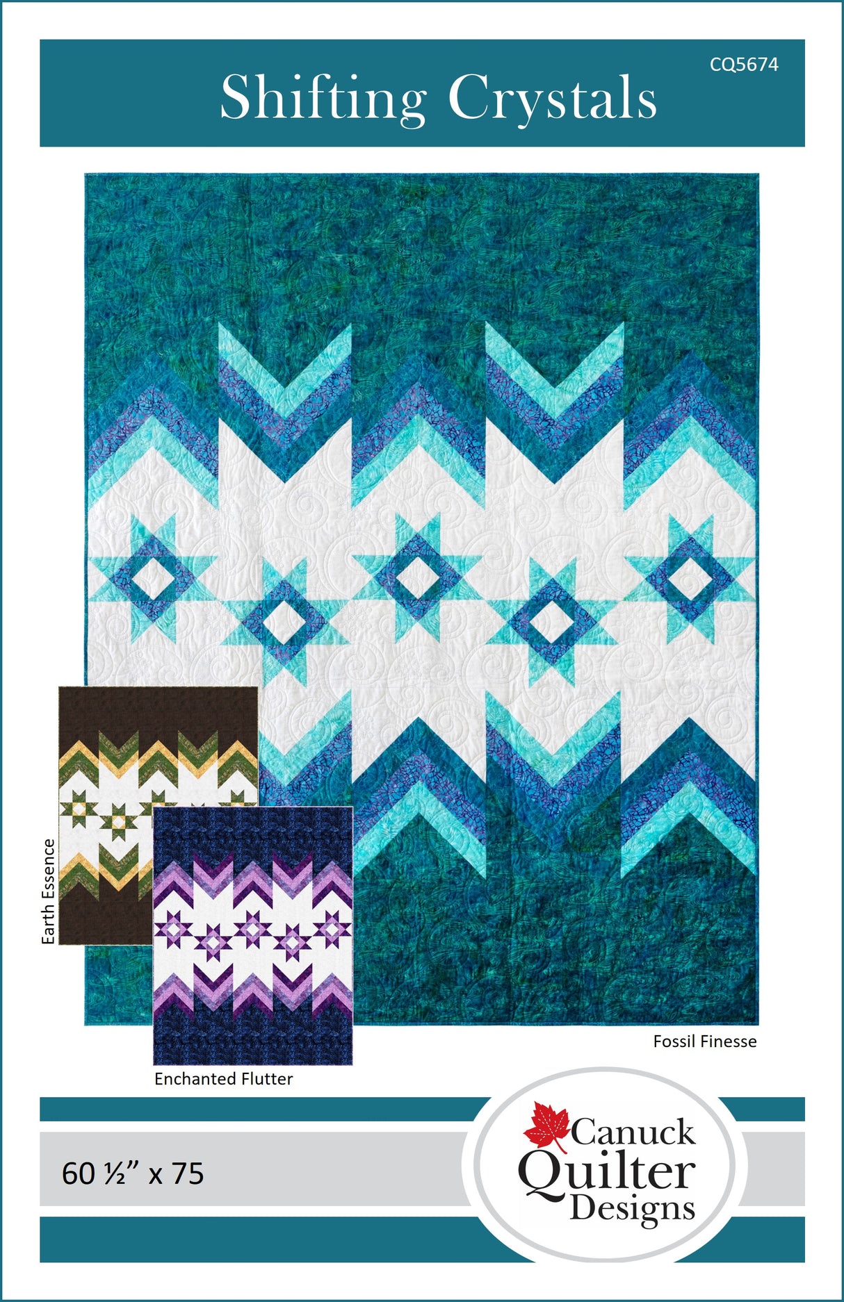 Shifting Crystals Downloadable Pattern by Canuck Quilter Designs