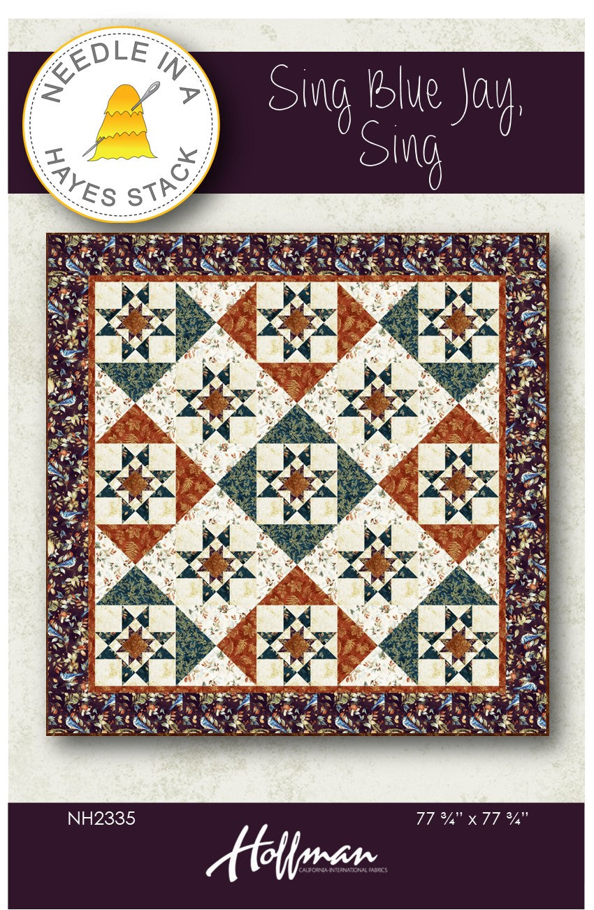 Sing Blue Jay, Sing Downloadable Pattern by Needle In A Hayes Stack