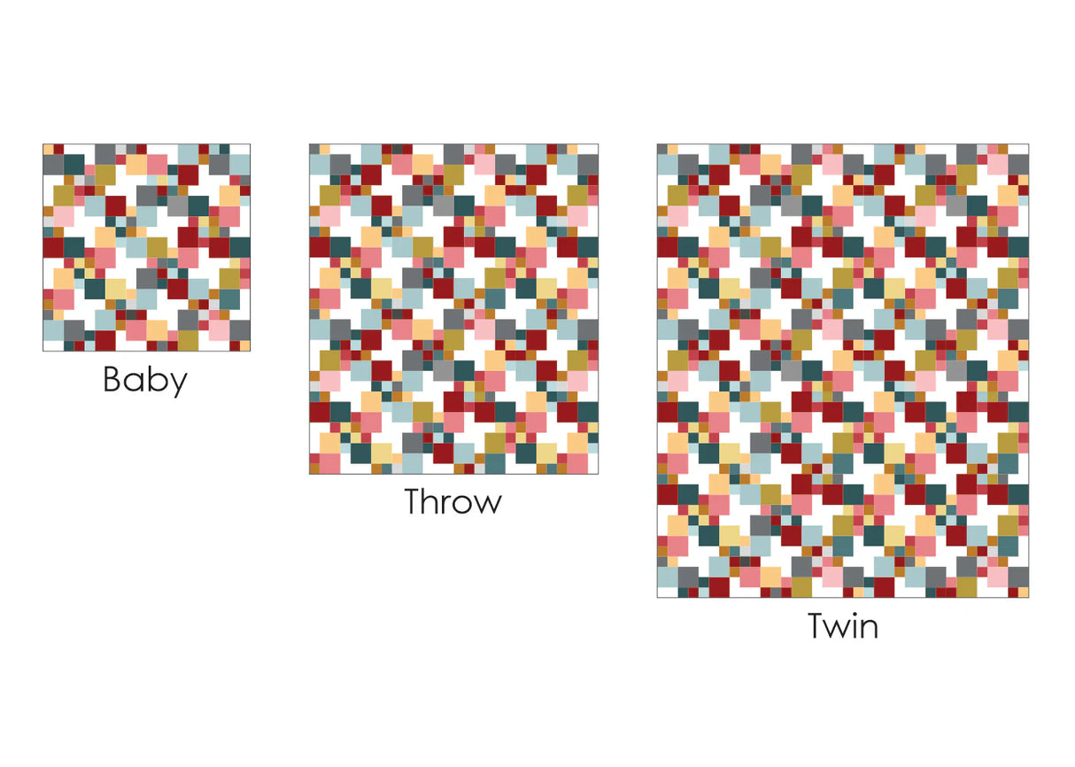 Peanut Butter Pinwheels Quilt Pattern by Meadow Mist Designs