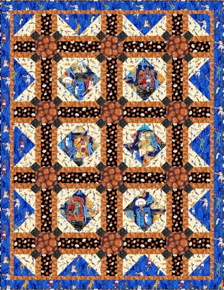 Slam Dunk Downloadable Pattern by Pine Tree Country Quilts