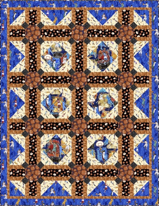 Slam Dunk Downloadable Pattern by Pine Tree Country Quilts