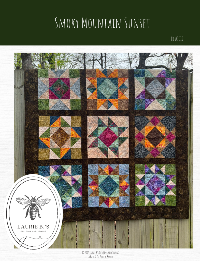 Smoky Mountain Sunset Downloadable Pattern by Kate and Co.
